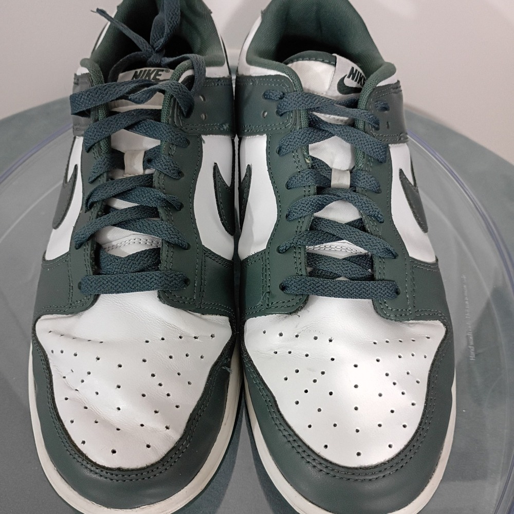 Nike Dunk Low Michigan State Team Green White DV0833-111 Mens 11 Low Top Shoes